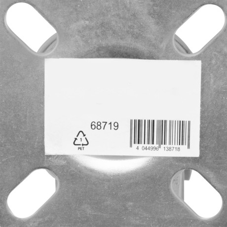 Колесо поворотное с тормозом D 50 мм, крепление  платформенное Сибртех