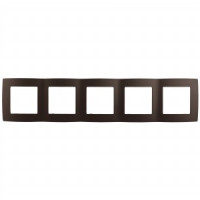 ЭРА 12 рамка СУ 5 мест. Бронза, 12-5005-13 0161