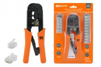 TDM Набор: клещи обжимные KO-9E (RJ-11/45), наконечники RJ-11(10 шт), RJ-45(10 шт) SQ1001-0207