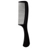 Расческа-гребень тм ЮНИLOOK, пластик, 22х5см, черный