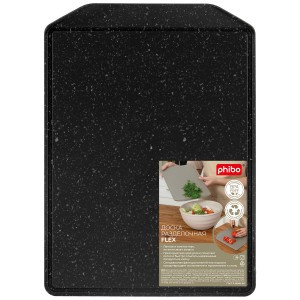 Доска разделочная "FLEX" 350х260 мм черный гранит 433210850 Бытпласт