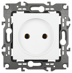 ЭРА 12 мех. роз. СУ 1 мест. 16А белый матовый 12-2105-01М