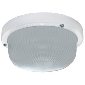 Ecola ДПП 03-7-001 св-к Круг матов. белый 1*GX53 IP65 185х185х85 Light TR53L1ECR (12!)