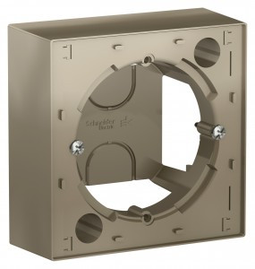 Systeme Electric AtlasDesign кор.-переходник шампань с возможн. соед неск коробок в ОУ ATN000500(2!)