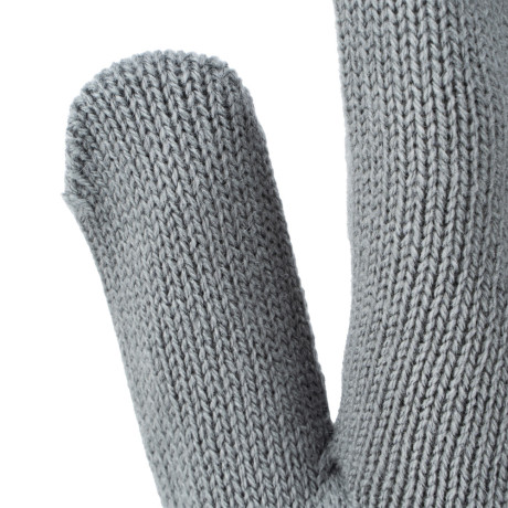 Перчатки трикотажные, акрил, ПВХ гель, "Протектор", серая туча, оверлок Сибртех