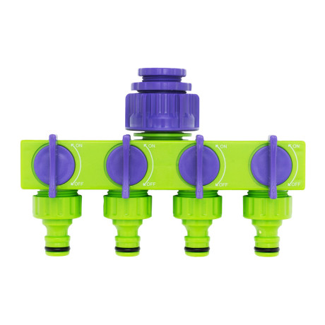 Разветвитель четырехканальный 1/2-3/4, регулируемый Palisad