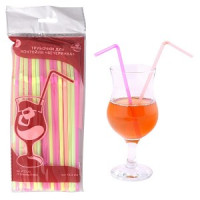 Трубочки для напитков &quot;Вечеринка&quot; 21см, 50шт/уп, цена за уп (кратность 10!!!) 13-150 Мультидом
