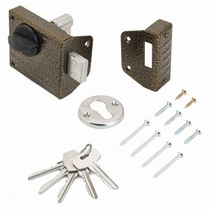 СТАНДАРТ Россия ЗН1-2.1С бронза 4 кл 1 ригель Аналог Зенит ЗН1-2.1 Замок накладной (24)