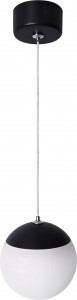 ЭРА подвес ADELAIDA PL35 BK G9 потолочный шар черный IP20 95х95 62924