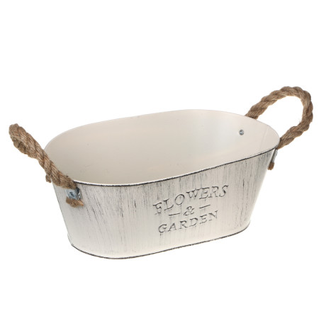 Кашпо тм INBLOOM, 26х10см, металл