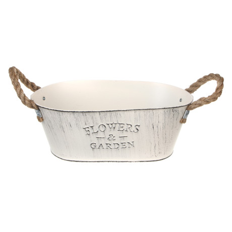 Кашпо тм INBLOOM, 26х10см, металл