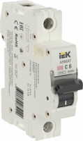 IEK ARMAT автоматический выкл. M06N 1P  6А 6кА х-ка C AR-M06N-1-C006