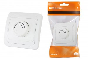 TDM Валдай диммер СУ 1 кл. бел. 220В (600Вт) (10!) SQ1804-0016