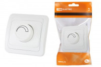 TDM Валдай диммер СУ 1 кл. бел. 220В (600Вт) (10!) SQ1804-0016