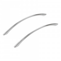 Ручка-скоба мебельная мет 128 A204-128 CP хром  2шт (цена за пару (40,400) StahlBuro