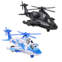 ИГРОЛЕНД Игрушка в виде вертолета "Военная операция", свет, звук, инерц., ABS, 20х12х8,2 см, 2 диз.