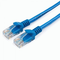 Cablexpert патч-корд UTP cat5e, 7,5м, литой, многожильный (синий)