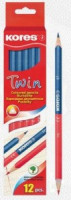 Карандаш цветной 2-х сторонний, 3-гран, 94871.01 Kores 205708