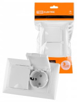 TDM Лама роз. СУ  2 мест. крышка 16А  IP44 белая  SQ1815-0060