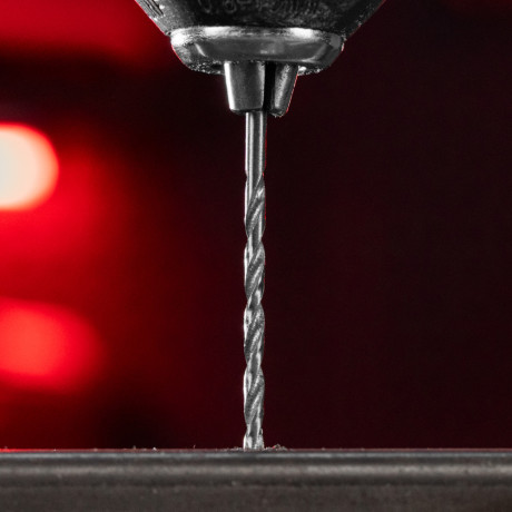 Сверло по металлу, 2.5 мм, полированное, HSS, 10 шт, цилиндрический хвостовик Matrix