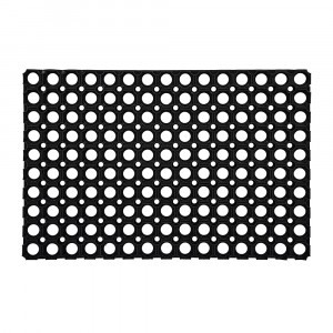 Коврик придверный грязесборный 40*60см, h=1,2см, ячеистый, резина 20096 Vortex