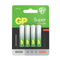 GP Super BY Original Батарейки 4шт, тип ААA, 24AGM-2CR4 в блистере
