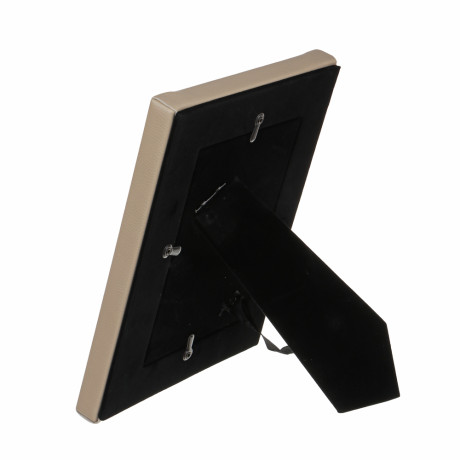 Фоторамка, 10х15 см, МДФ, цвет белый с золотой окантовкой, арт.3-26