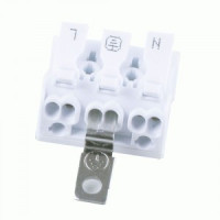 STEKKER клемма СМК LD294-5103 3полюса 3x(0,5-2,5мм2), земля, 450V 16A (уп.5шт, цена за уп.) 39790