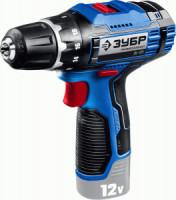 ЗУБР дрель-шуруповерт 12В, 40Нм, без АКБ (тип Т7), Профессионал, DL-121