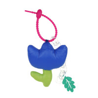 Сувенир-брелок &quot;Цветок&quot;, 10 см, цвет синий, полиэстер, ПВХ