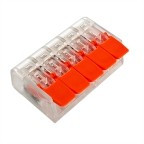 LEEK клемма СМК 221-415 с рычагом компакт. 5(0,2-4мм2) LE TB2 (уп.100шт, цена за шт)