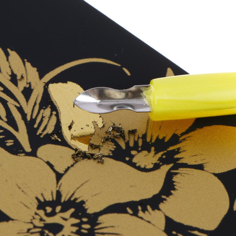 ХОББИХИТ Набор для творчества "Гравюра", 24,7x17,8см, картон, PP, 8 дизайнов