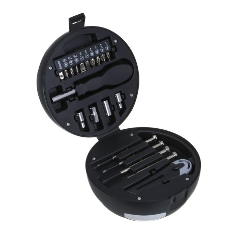 РОКОТ Набор подарочный: 4 головки, 10 бит, отвертка под биты, нож, 4 отвертки для точных работ