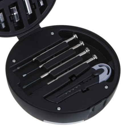 РОКОТ Набор подарочный: 4 головки, 10 бит, отвертка под биты, нож, 4 отвертки для точных работ