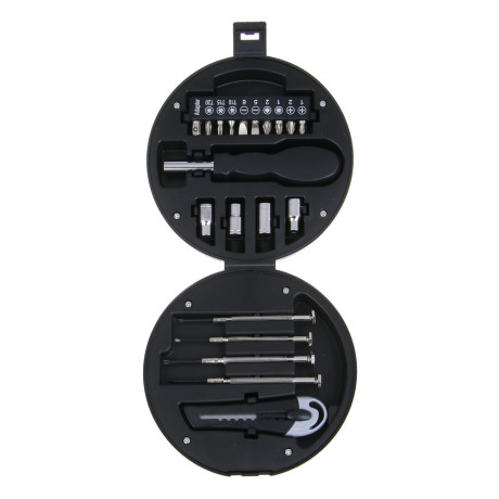 РОКОТ Набор подарочный: 4 головки, 10 бит, отвертка под биты, нож, 4 отвертки для точных работ