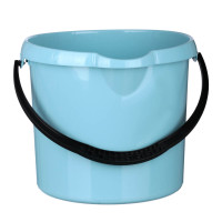 VETTA Ведро &quot;Cuba&quot; круглое 9л, пластик, светло-голубой