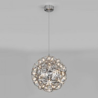 Bogate&#039;s св-к подвесной св-к св/д IP20 3000к 25W 1383lm 400x1500 серебряный/хром Plesso 433/1 a04888