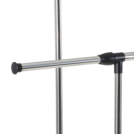 VETTA Вешалка напольная гардеробная, две полки, на колесиках, 145х155х43см