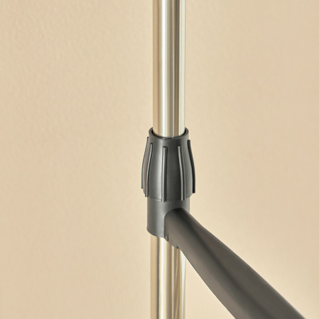 VETTA Вешалка напольная гардеробная, две полки, на колесиках, 145х155х43см