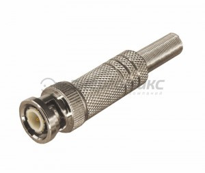 Штекер BNC под пайку с пружиной металл (универсальный) PROCONNECT цена за шт (50!), 05-3075-4