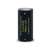 Ак-р ФАЗА 16340 Li-ion 500mAh 3.7V без защиты (24!)