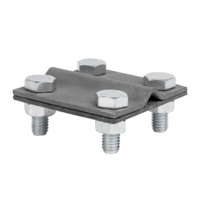 EKF PROxima Зажим унив. полоса 30 - прут 10 (пластина 57x57мм) HZ lp-55911