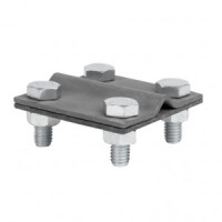 EKF PROxima Зажим унив. полоса 30 - прут 10 (пластина 57x57мм) HZ lp-55911