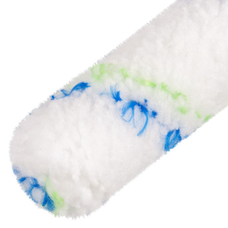 Мини-валик сменный "Водные краски", 110 мм, ворс 12 мм, D 16 мм, D ручки 6 мм, полиэстер Сибртех