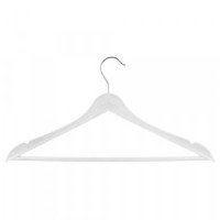 Вешалка-плечики 43,5см пластик белый поворот.крючок WOOD р.48-50 434x8x215 (32шт) 435205716 Econova