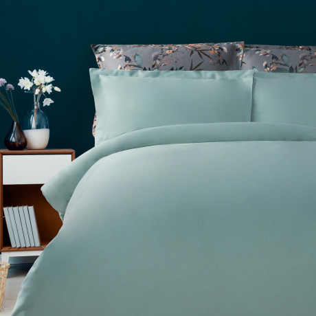 BY COLLECTION Простыня 240х260см, 100% хлопок, голубой