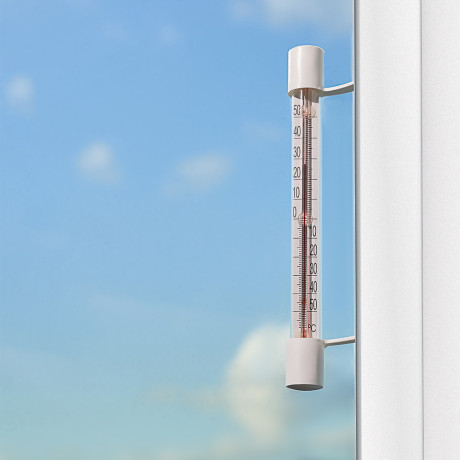 Термометр оконный Липучка, пластик