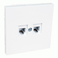 Bylectrica CARRE мех. роз. СУ 2 мест. тел. (корп. ABS) белый (ТР24-6602)