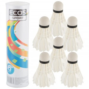 Воланы (набор из 6 шт) BadVol-6T Ecos 323102