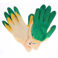 Перчатки трикотажные двойной облив